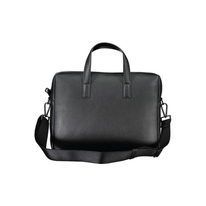 Calvin Klein Schwarze Polyester Handtasche