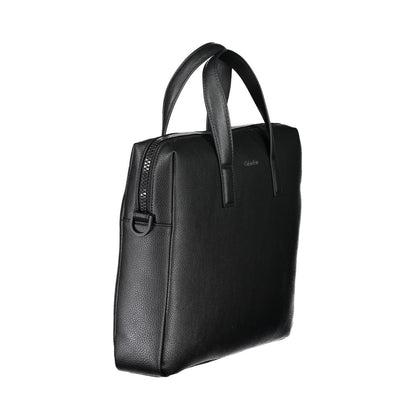 Calvin Klein Schwarze Polyester Handtasche