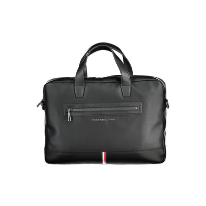Tommy Hilfiger Schwarze Polyethylen-Handtasche