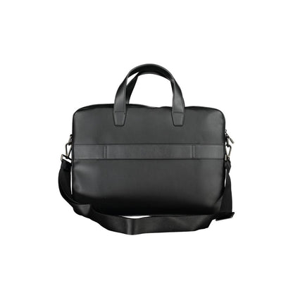Tommy Hilfiger Schwarze Polyethylen-Handtasche