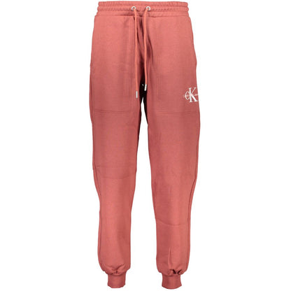 Calvin Klein Rote Baumwollhose