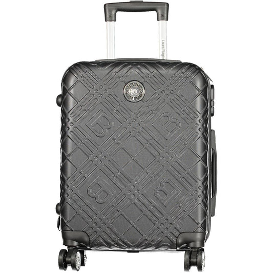 Laura Biagiotti Schwarzes Polyethylen Reisegepäck und Reisen