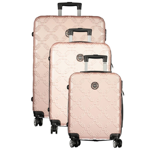 Laura Biagiotti Rosa Polyethylen-Gepäck und Reisen