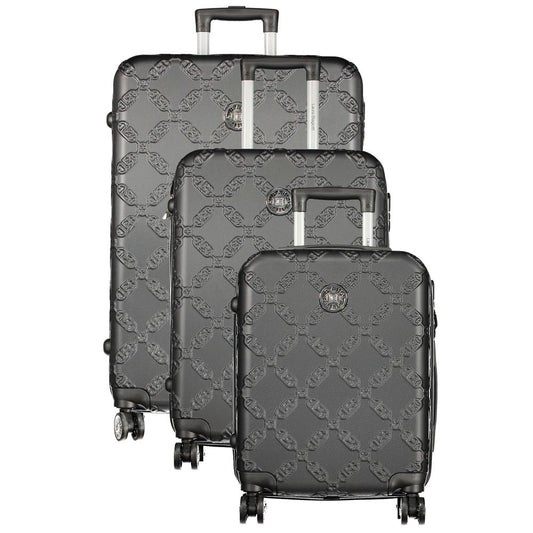 Laura Biagiotti Schwarzes Polyethylen Reisegepäck und Reisen