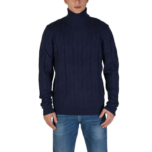 In My Hood Blauer Polyester-Pullover