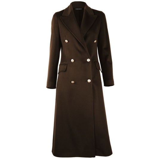 Made in Italy Brauner Wollmantel
