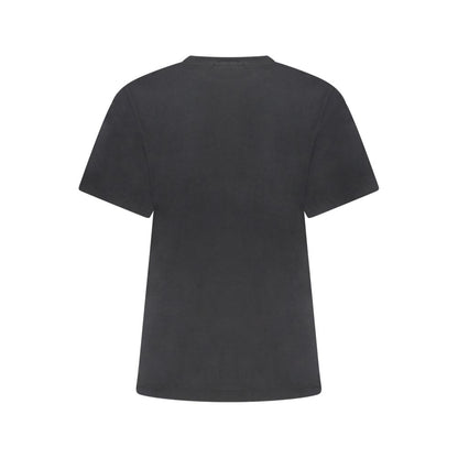 Napapijri Schwarzes T-Shirt aus Baumwolle