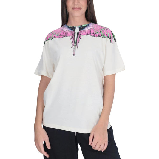 County of Milan T-Shirt aus weißer Baumwolle