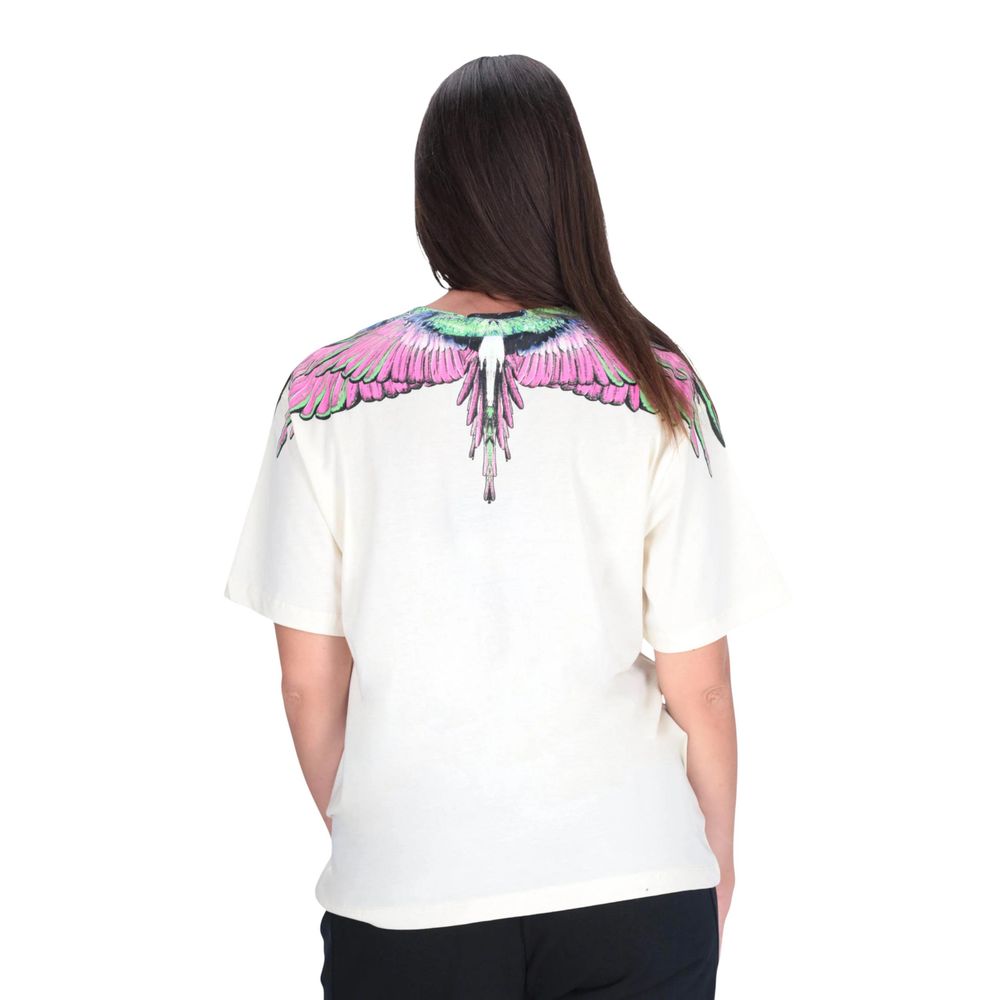 County of Milan T-Shirt aus weißer Baumwolle