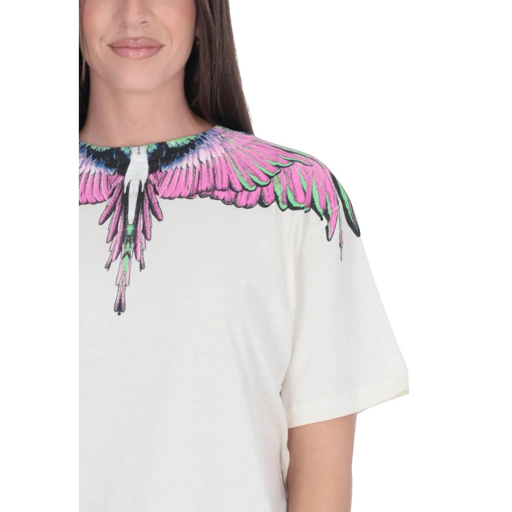 County of Milan T-Shirt aus weißer Baumwolle