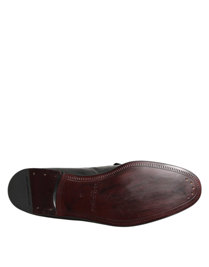 Dolce & Gabbana Leder Loafer Männer Formal Dress Schuhe