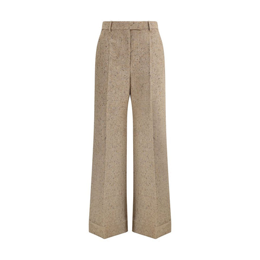 Valentino Palazzo-Hose aus Bottonato Natté