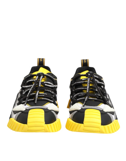 Dolce & Gabbana Multicolor Nylon Low Top NS1 Turnschuhe Schuhe