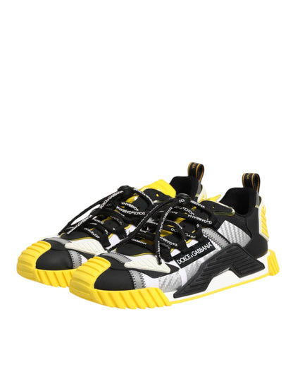 Dolce & Gabbana Multicolor Nylon Low Top NS1 Turnschuhe Schuhe