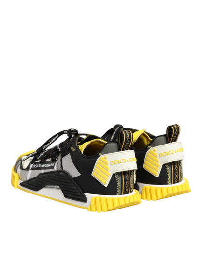 Dolce & Gabbana Multicolor Nylon Low Top NS1 Turnschuhe Schuhe