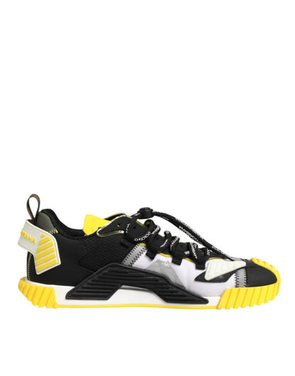 Dolce & Gabbana Multicolor Nylon Low Top NS1 Turnschuhe Schuhe