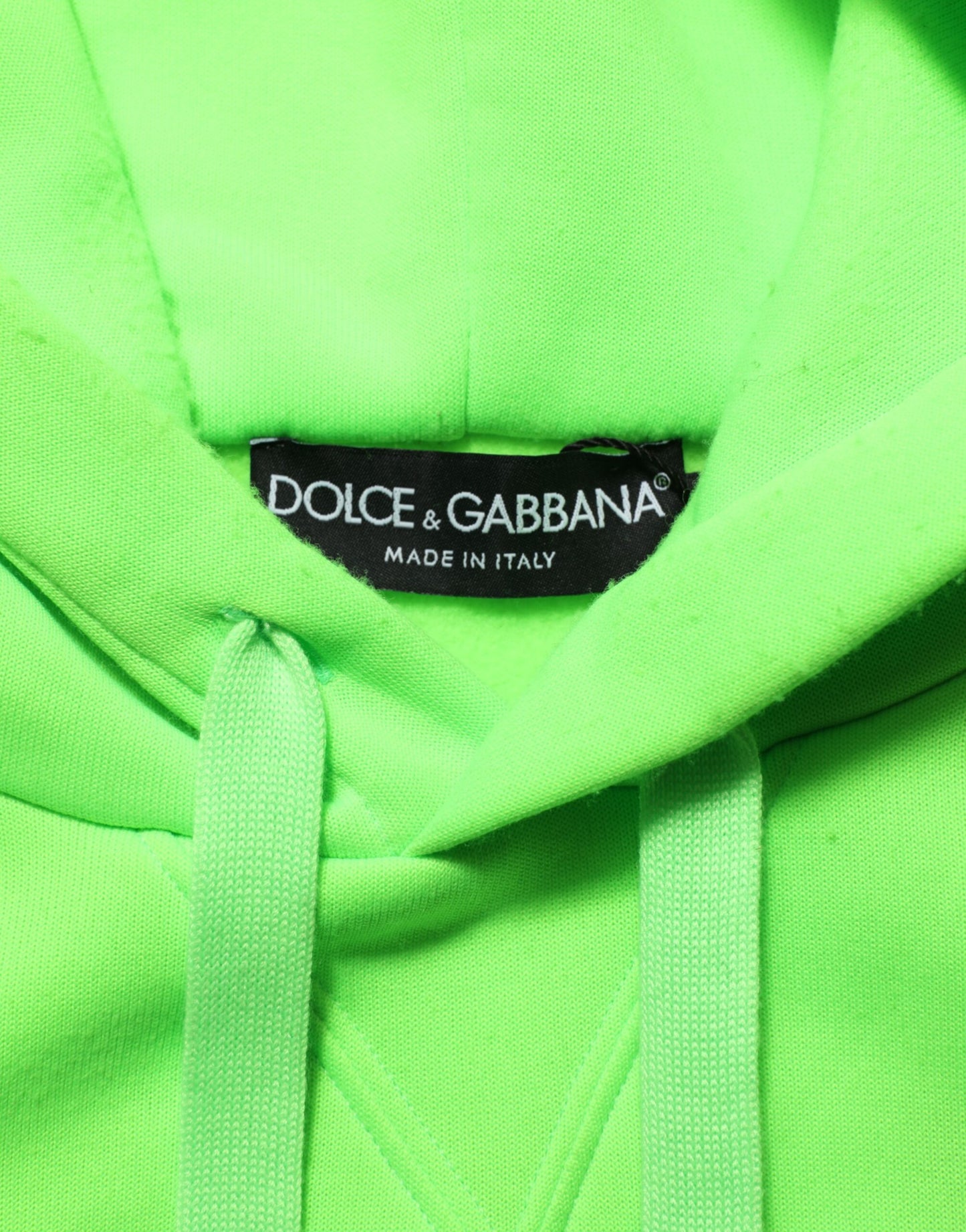 Dolce & Gabbana Grünes DG Logo Herren Sweatshirt mit Kapuze Pullover
