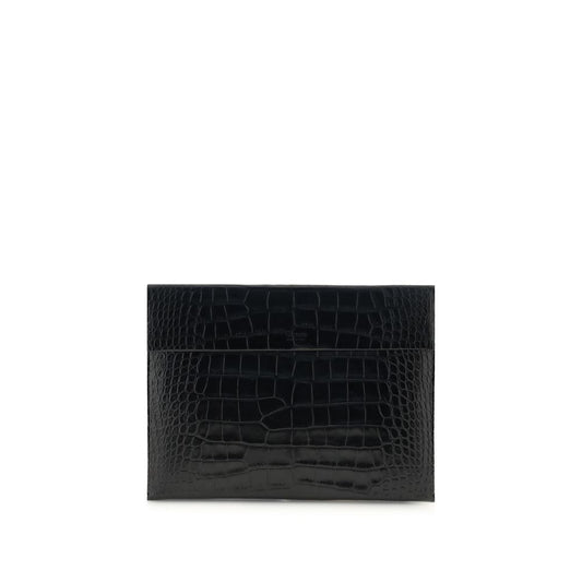 Tom Ford Lederbeutel mit Krokodildruck