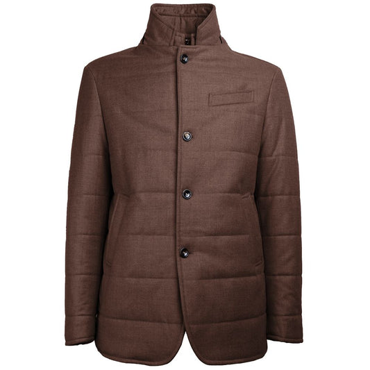 Made in Italy Braune Wolljacken &amp