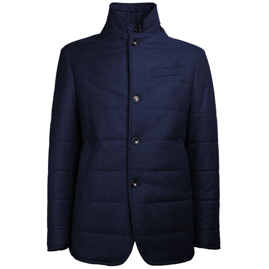 Made in Italy Blaue Wolljacken &amp