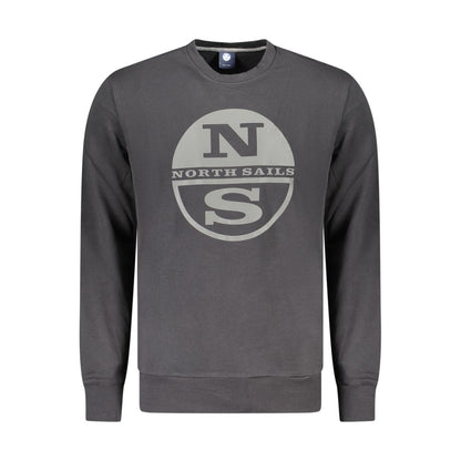 North Sails Schwarzes Baumwoll-Sweatshirt