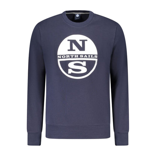 North Sails Blaues Baumwoll-Sweatshirt