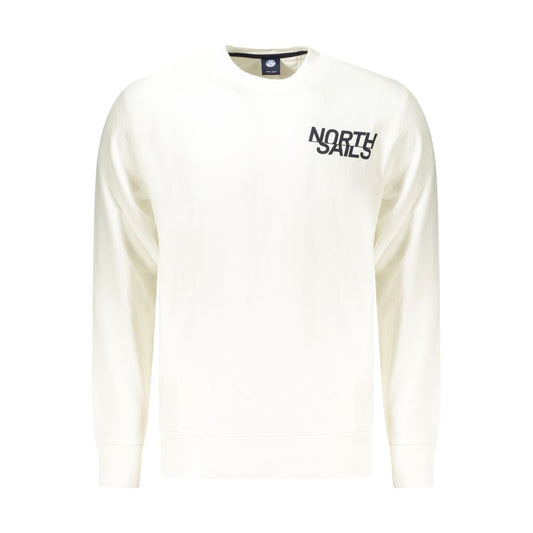 North Sails Weißes Baumwoll-Sweatshirt