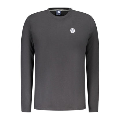 North Sails Schwarzes T-Shirt aus Baumwolle