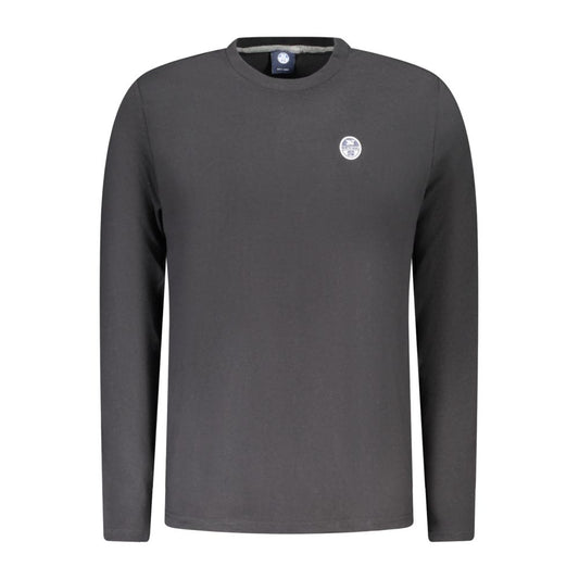 North Sails Schwarzes T-Shirt aus Baumwolle