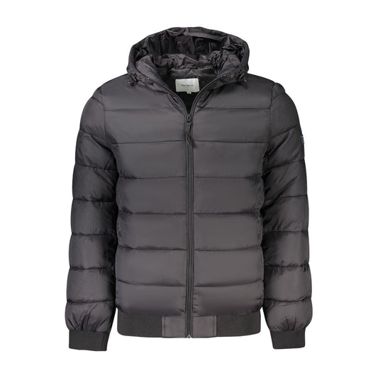 Pepe Jeans Schwarze Polyamid-Jacken &amp