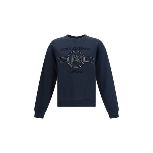 Dolce & Gabbana Jersey Sweatshirt mit Stickerei
