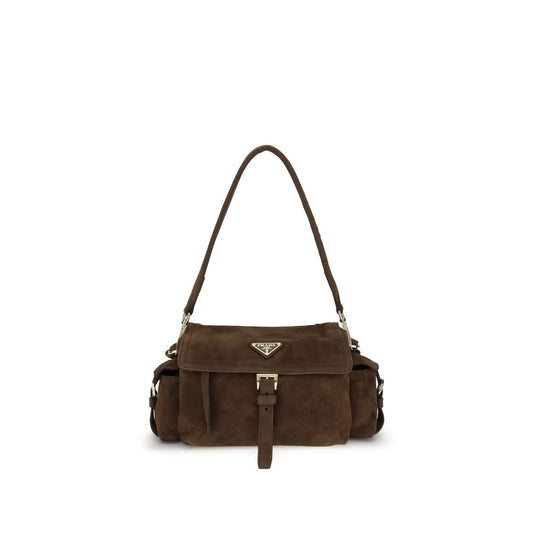 Prada Explore medium Wildleder Umhängetasche