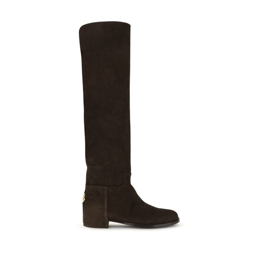 Dolce & Gabbana Hohe Wildlederstiefel