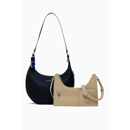Desigual Schwarz Polyethylen Frauen Handtasche