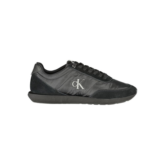 Calvin Klein Schwarzer Polyester Herren Sneaker