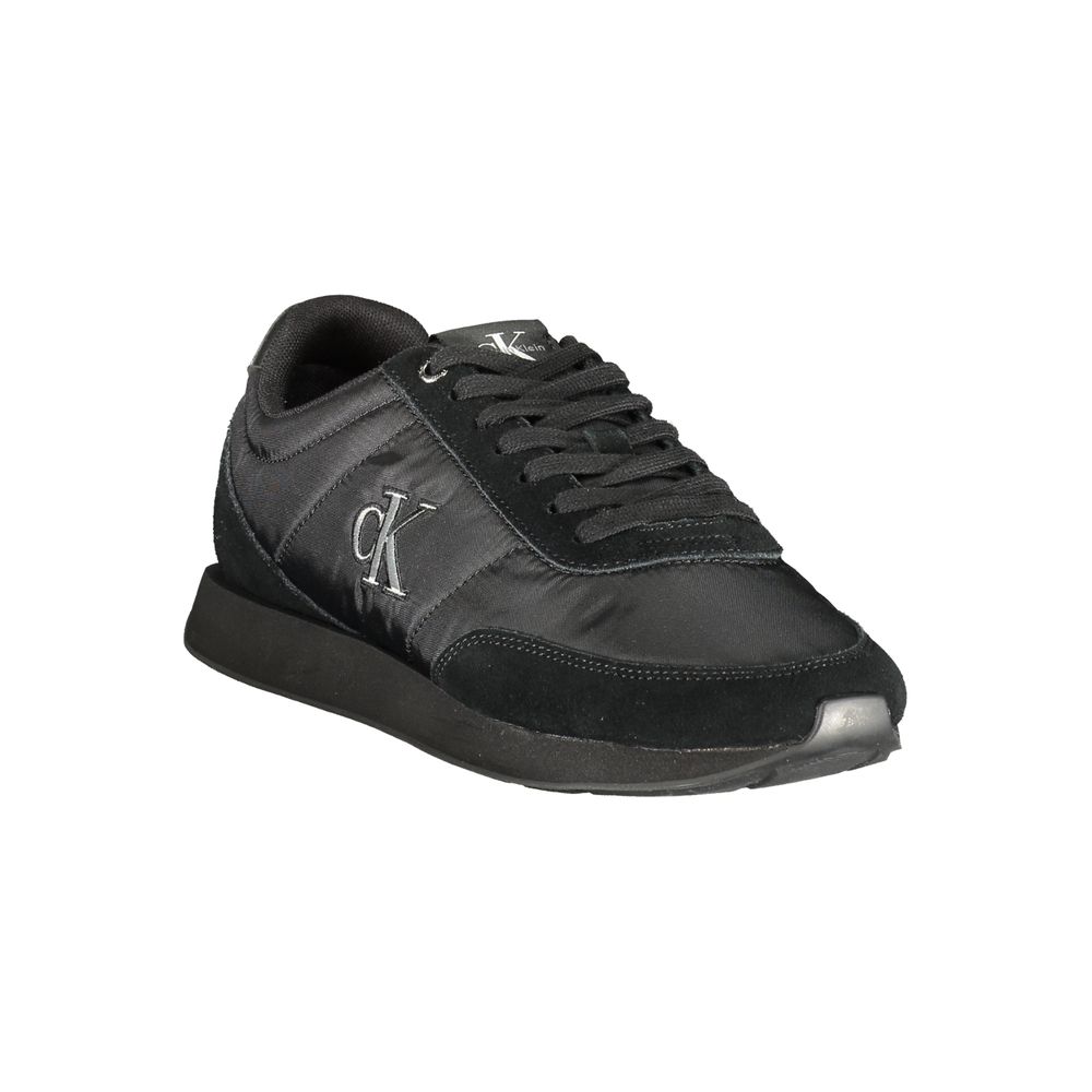 Calvin Klein Schwarzer Polyester Herren Sneaker