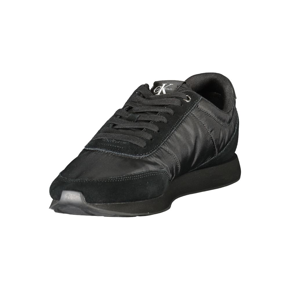 Calvin Klein Schwarzer Polyester Herren Sneaker