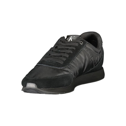 Calvin Klein Schwarzer Polyester Herren Sneaker