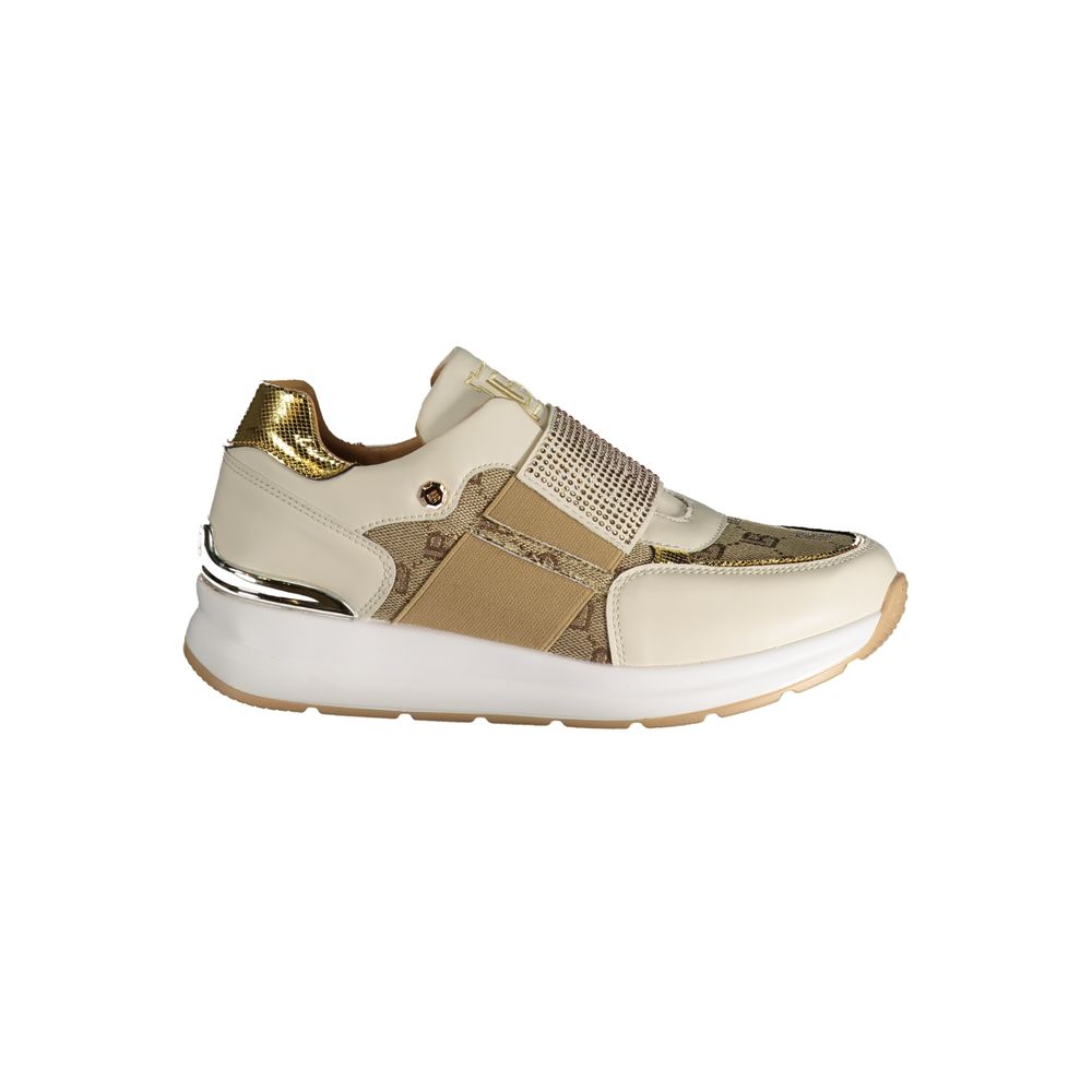 Laura Biagiotti Beige Polyester Sneakers
