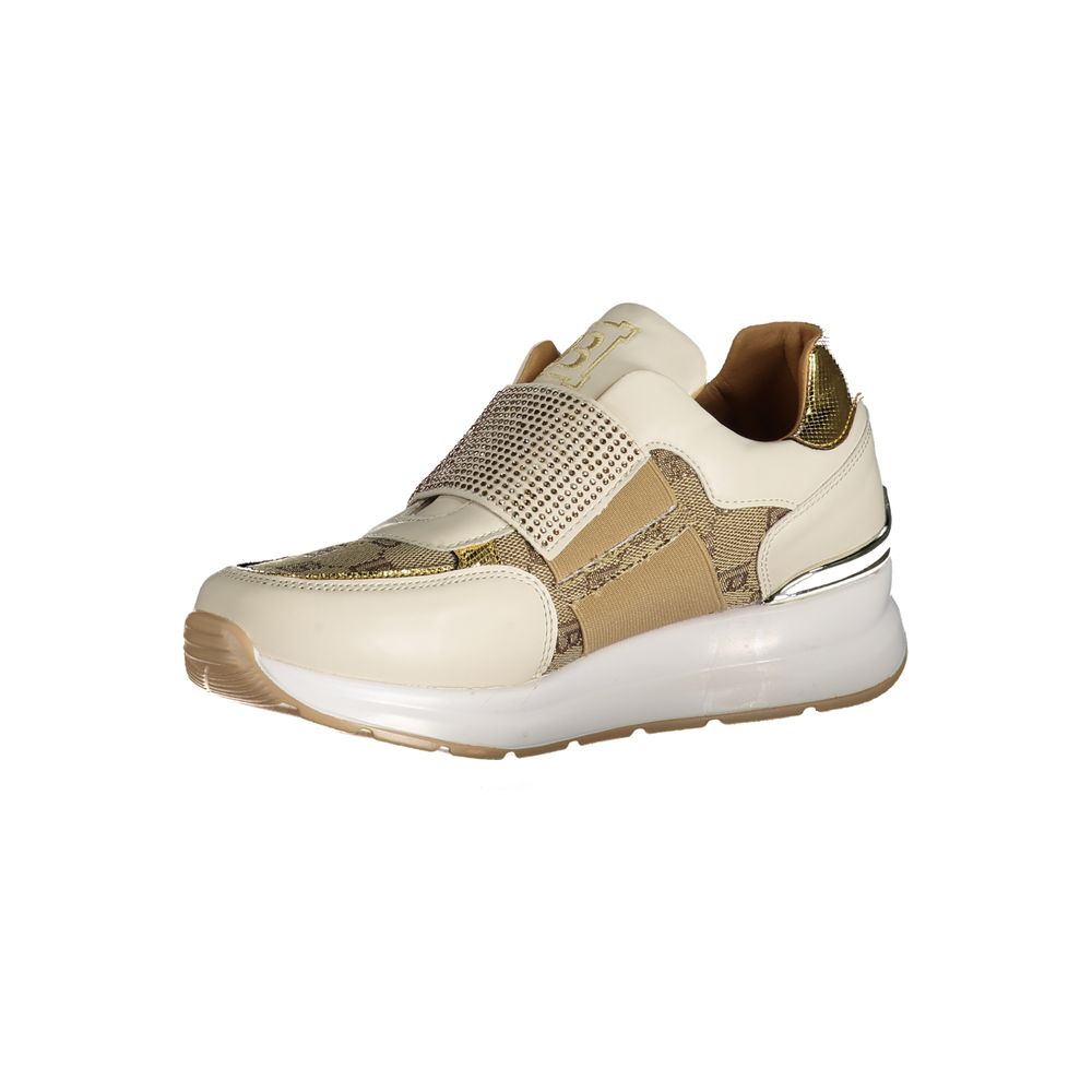 Laura Biagiotti Beige Polyester Sneakers