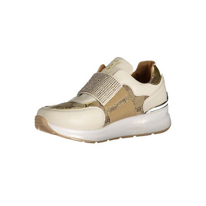 Laura Biagiotti Beige Polyester Sneakers