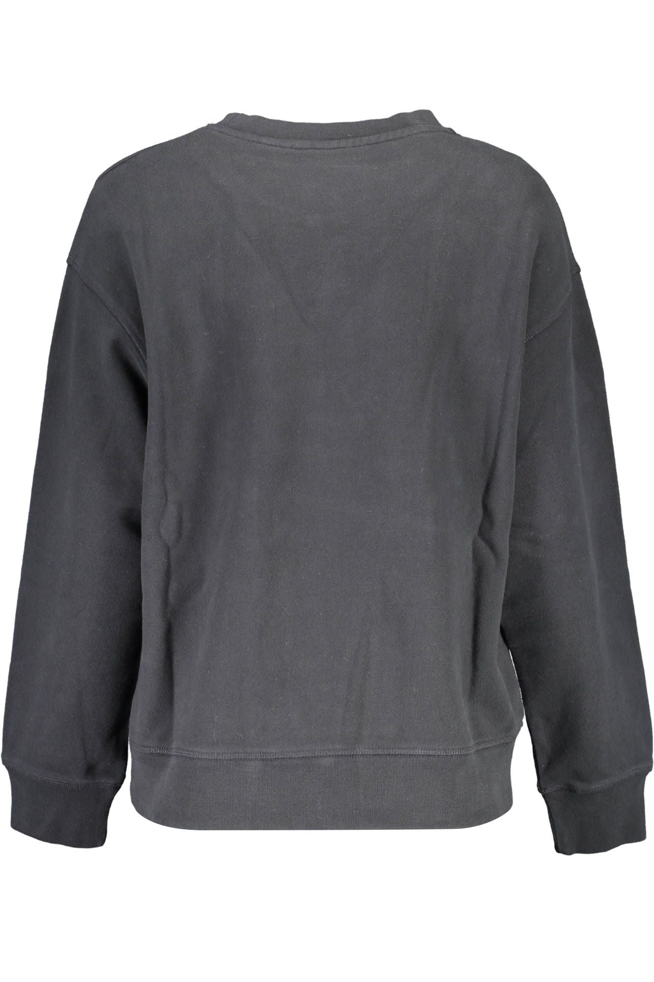 Levi's Schickes langärmeliges Sweatshirt aus schwarzer Baumwolle